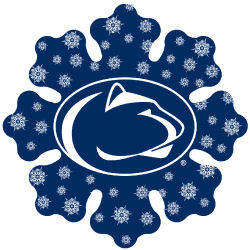 Item 509071 Penn State University Nittany Lions Snowflake Ornament