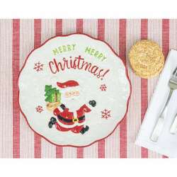Item 509123 thumbnail Merry Merry Christmas Santa Plate