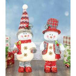 Item 509157 Jolly Lightup Snowman Stander