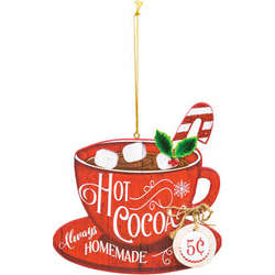 Item 509241 Red Cup of Always Homemade Hot Cocoa Ornament