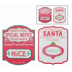 Item 509382 Naughty/Nice Special Sign
