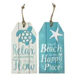 Item 516176 Hanging Relax/Happy Place Sign