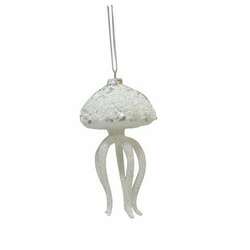 Item 516292 thumbnail White Glass Jellyfish Ornament