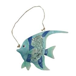 Item 516328 Mosaic Angel Fish Ornament