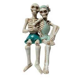 Item 516361 Beach Skeleton Couple Sitter
