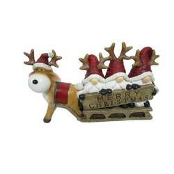 Item 516365 thumbnail Gnome In Sleigh Figure