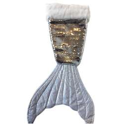 Item 516440 Silver Mermaid Tail Stocking
