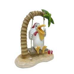 Item 516588 Santa Pelican On Swing