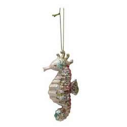 Item 516603 Beaded Seahorse Ornament