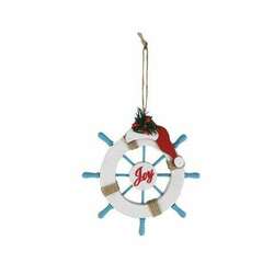 Item 516618 Joy Ships Wheel Ornament