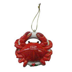 Item 516640 Crab Ornament