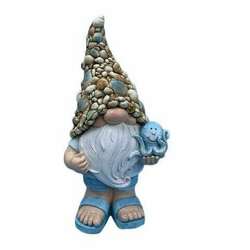 Item 516661 Shell Hat Gnome With Octopus