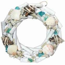 Item 519031 Shell and Driftwood Wreath