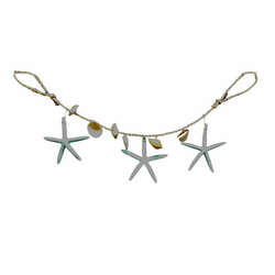 Item 519056 Starfish Garland Turquoise