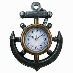 Item 519184 Bronze Finish Anchor Wall Clock