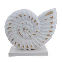 Item 519187 thumbnail Table Top White Wash Snail Shell