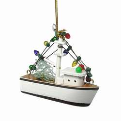 Item 519275 Shrimp Boat Ornament