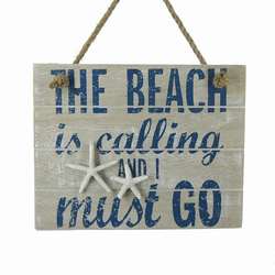 Item 519294 Beach Is Calling Plaque