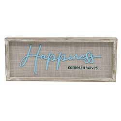 Item 519362 Happiness Comes In Waves Sign