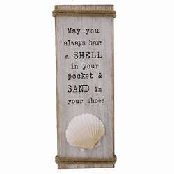 Item 519404 Shell In Your Pocket Wall Plaque