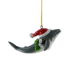 Item 519493 Whale Christmas Ornament