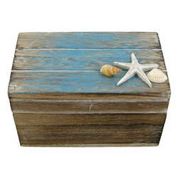 Item 519541 Weathered Box With Shells