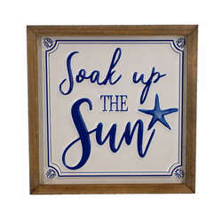 Item 519634 Soak Up The Sun Metal Box Sign