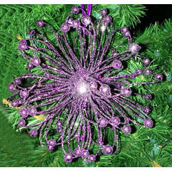 Item 520044 Purple Atom Ornament