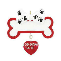 Item 525070 thumbnail Dog Gone Cute Bone Ornament