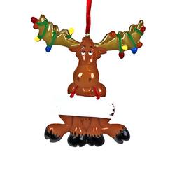Item 525072 Christmas Moose Ornament