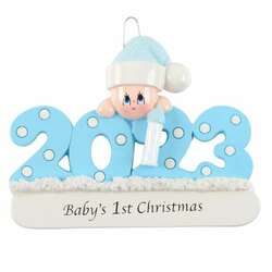 Item 525080 2023 Baby Blue Ornament