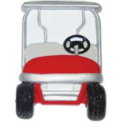 Item 525208 Golf Cart Ornament