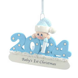 Item 525216 2024 Baby Blue Ornament