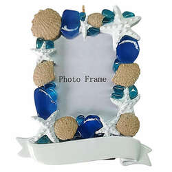 Thumbnail Sea Glass Photo Frame Ornament