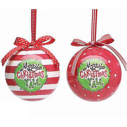Item 527034 Merry Christmas Y'all Ornament