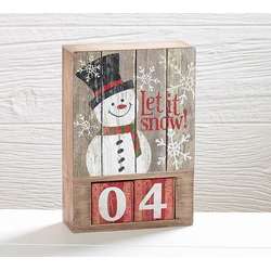 Item 527052 Snowman Countdown Calendar