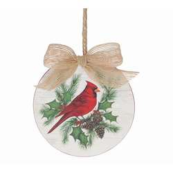 Item 527118 Cardinal On Twig Ornament