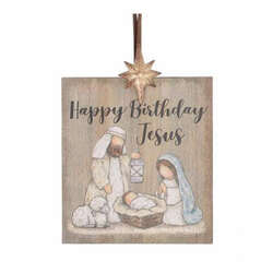 Item 527155 thumbnail Happy Birthday Jesus Ornament