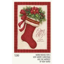 Item 552013 Joy Stocking Christmas  Cards