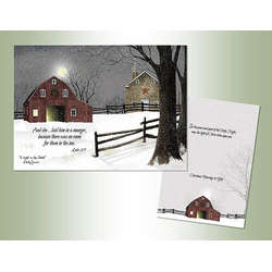 Item 552017 thumbnail A Light In The Stable Christmas Cards