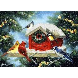 Item 552020 Christmas Bird Feeder Christmas Cards