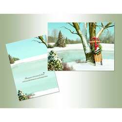 Item 552035 Christmas Sled Cards