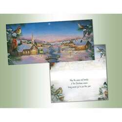 Item 552043 Silent Night/Snowy Village Christmas Cards