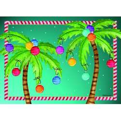 Item 552050 Palm Trees With Ornaments Christmas Cards