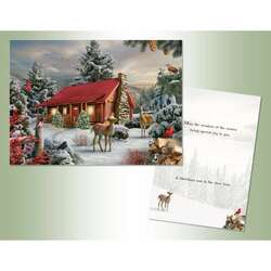 Item 552054 Holiday Cabin Christmas Cards