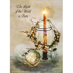 Item 552073 Religious Candle Christmas Cards