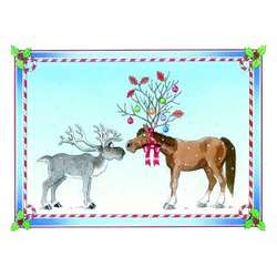 Item 552101 Reindeer/Horse Christmas Cards
