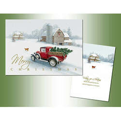 Item 552113 thumbnail Red Truck Christmas Cards