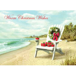Item 552122 Beach Chair Christmas Cards