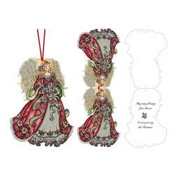 Item 552126 Angel Design Christmas Cards/Ornaments
